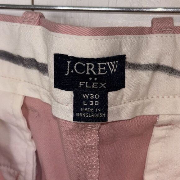 J.Crew Flex Men's Pink Pants with 4 pockets straight leg size 30/30. - Picture 4 of 5
